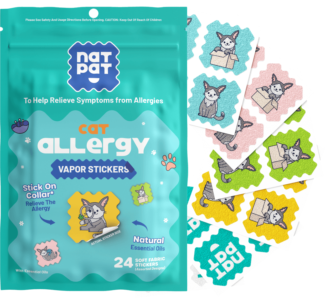 Cat Allergy Vapor Stickers