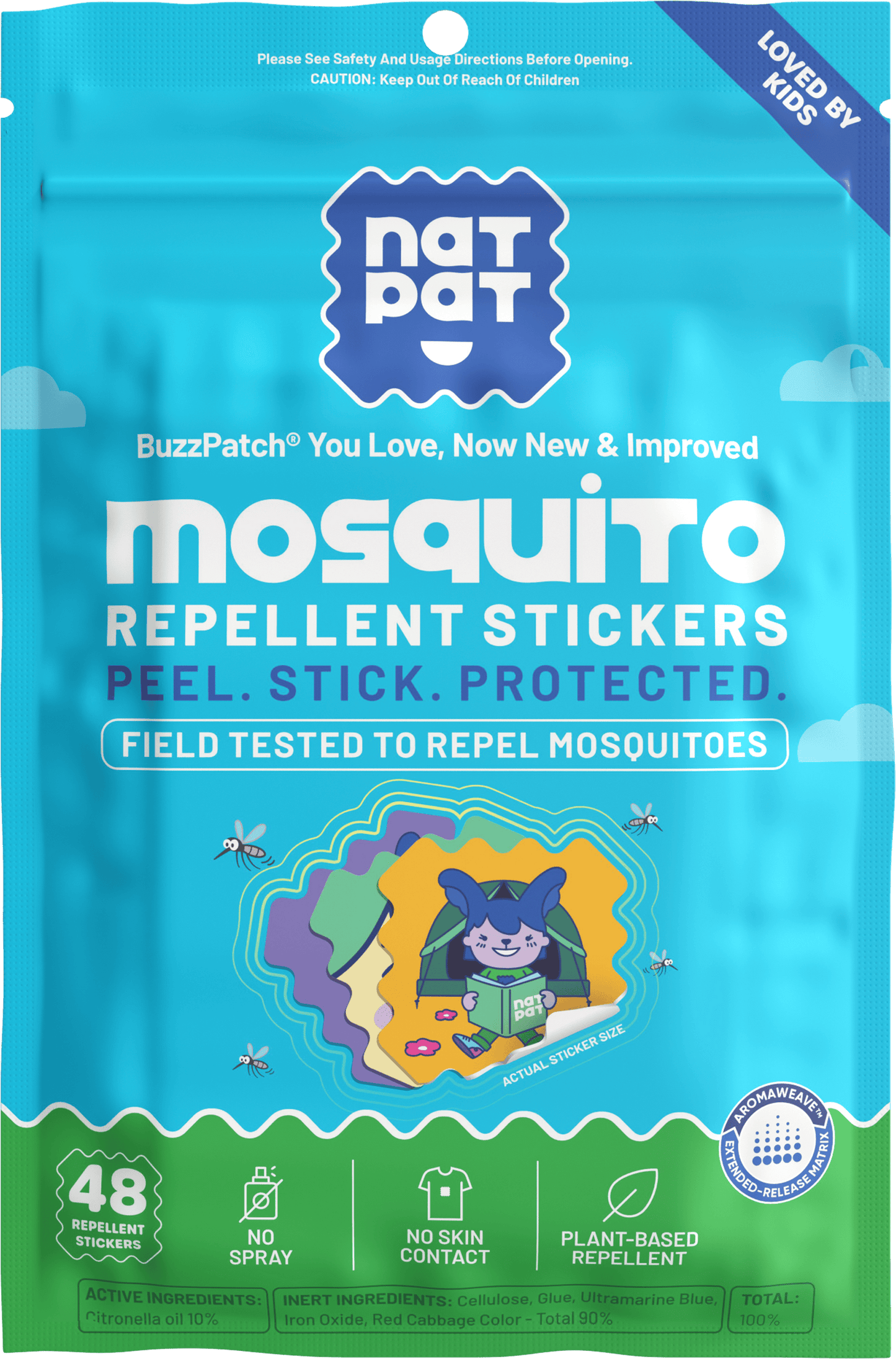 Mosquito Stickers for Kids