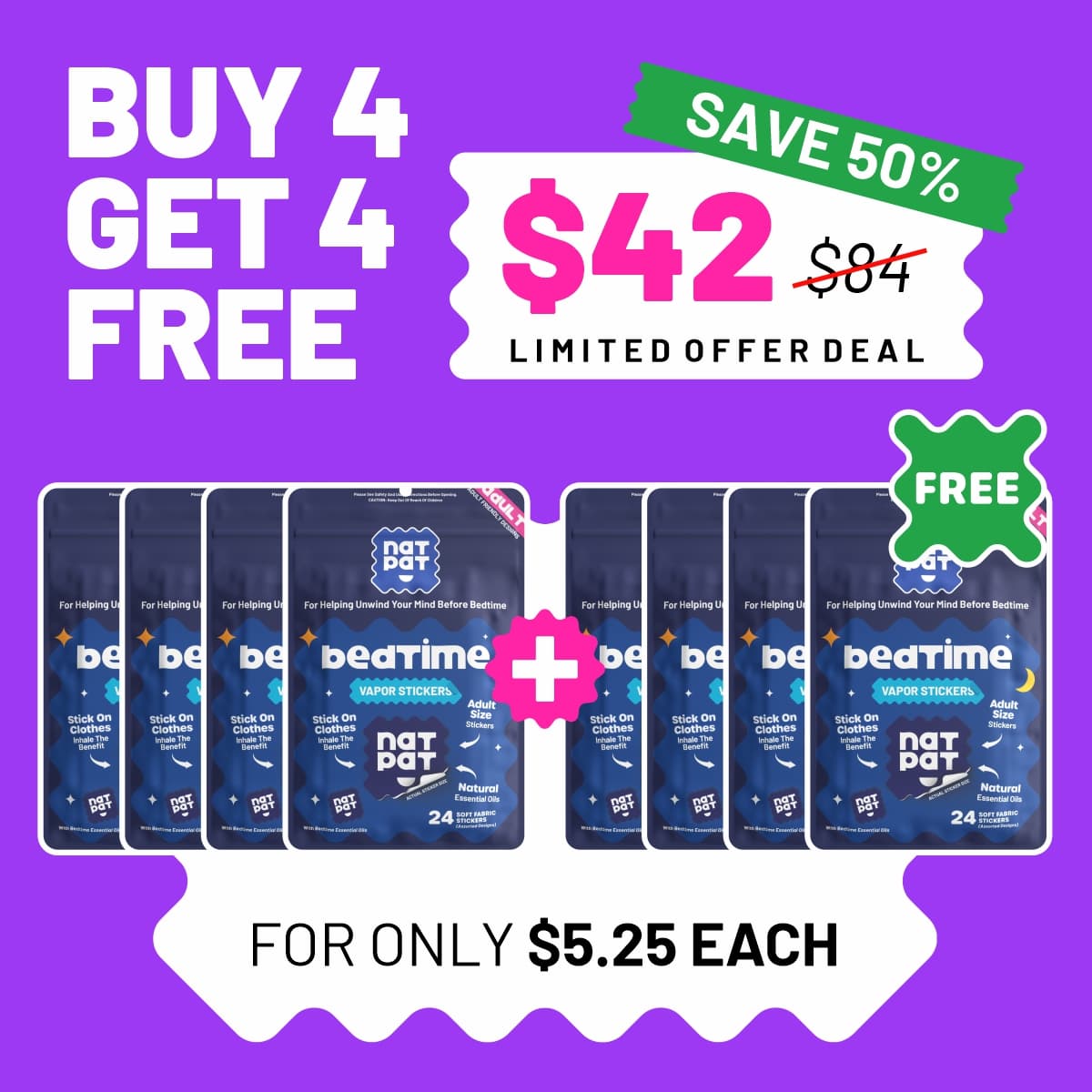 SleepyPatch For Adults - Sleep Promoting Stickers (Exclusive Offer)