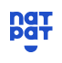 natpat white logo