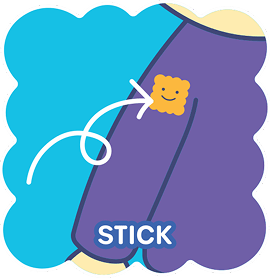 Step 2: Stick