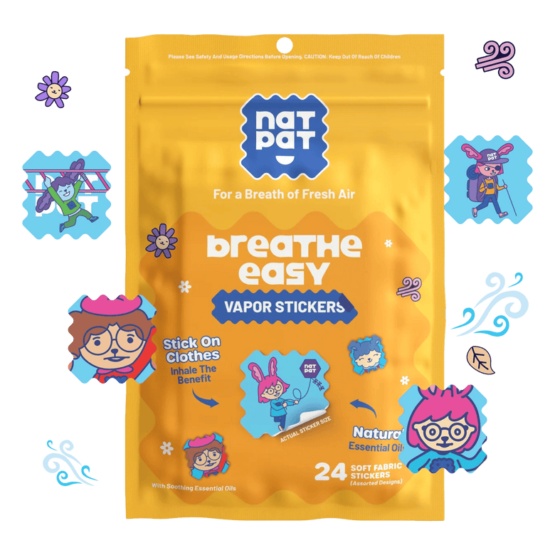 StuffyPatch - Breath Easy Stickers