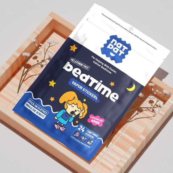 SleepyPatch pack on nightstand