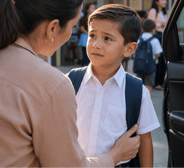 Drop-off tears, week one