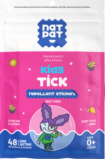 Buy Kids Tick Repellent Stickers | Safe & Natural | NATPAT TrailPatch