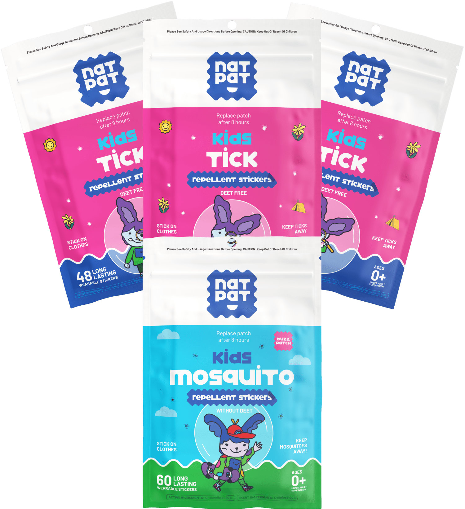 1 BuzzPatch Kids / 3 Kid's Trail Patch