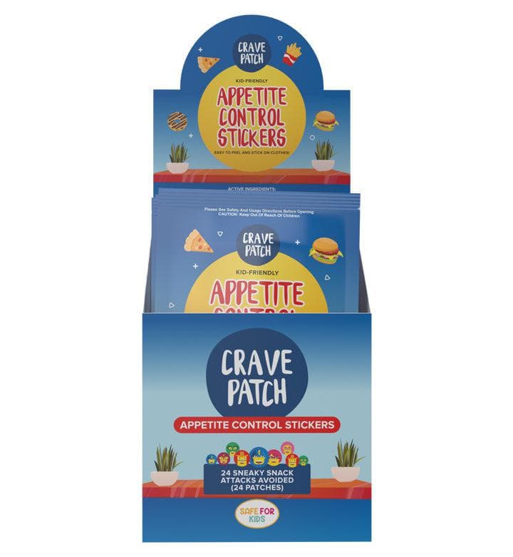 30 x CravePatch Appetite Control Stickers individual resale packets in a Retail Display Box big image 4