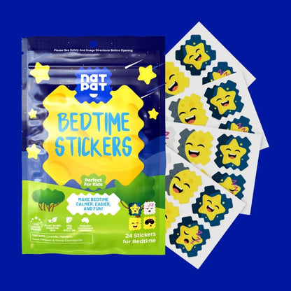 30 x SleepyPatch Sleep Promoting Stickers individual resale packets in a Retail Display Box*