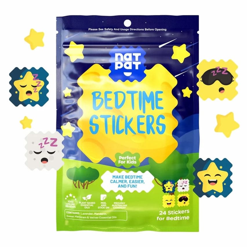 30 x SleepyPatch Sleep Promoting Stickers individual resale packets in a Retail Display Box*