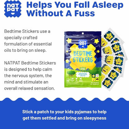 30 x SleepyPatch Sleep Promoting Stickers individual resale packets in a Retail Display Box*