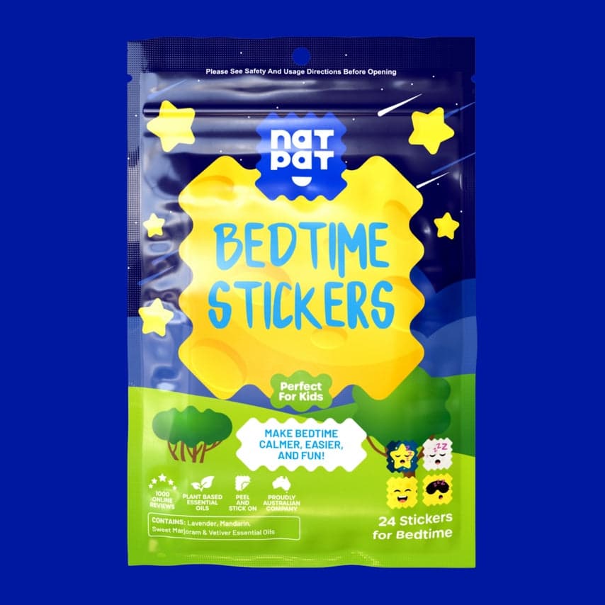 30 x SleepyPatch Sleep Promoting Stickers individual resale packets in a Retail Display Box*