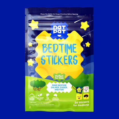 30 x SleepyPatch Sleep Promoting Stickers individual resale packets in a Retail Display Box*