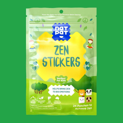 30 x ZenPatch Mood Calming Stickers individual resale packets in a Retail Display Box*