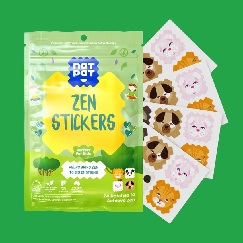 30 x ZenPatch Mood Calming Stickers individual resale packets in a Retail Display Box*