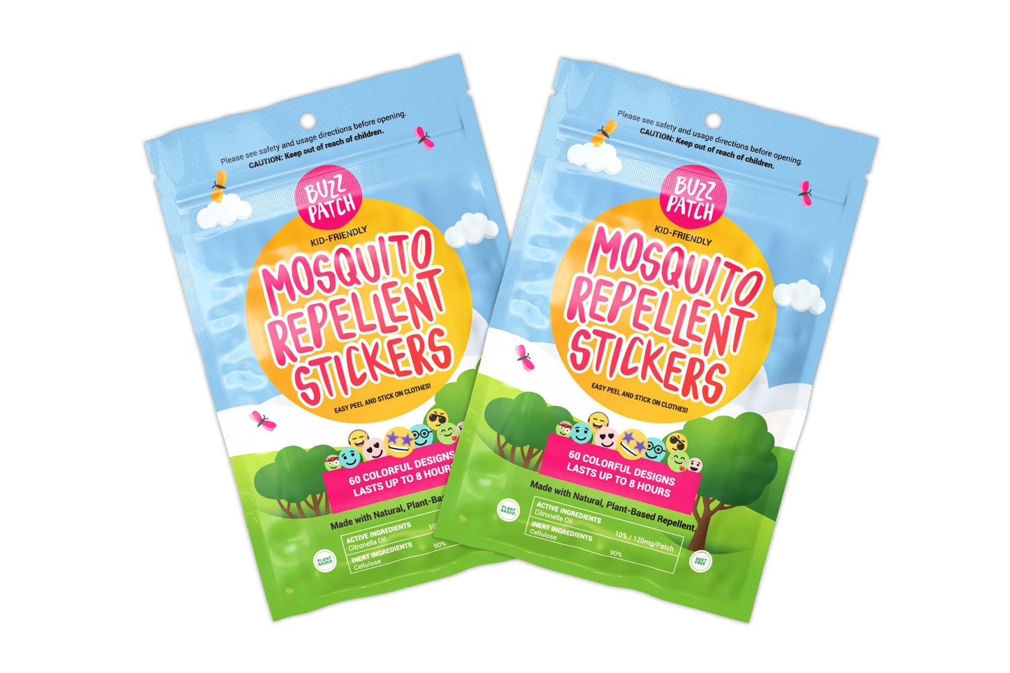 BuzzPatch Mosquito Repellent Patches**