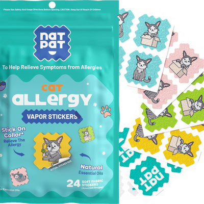 Cat Allergy Relief Vapor Stickers