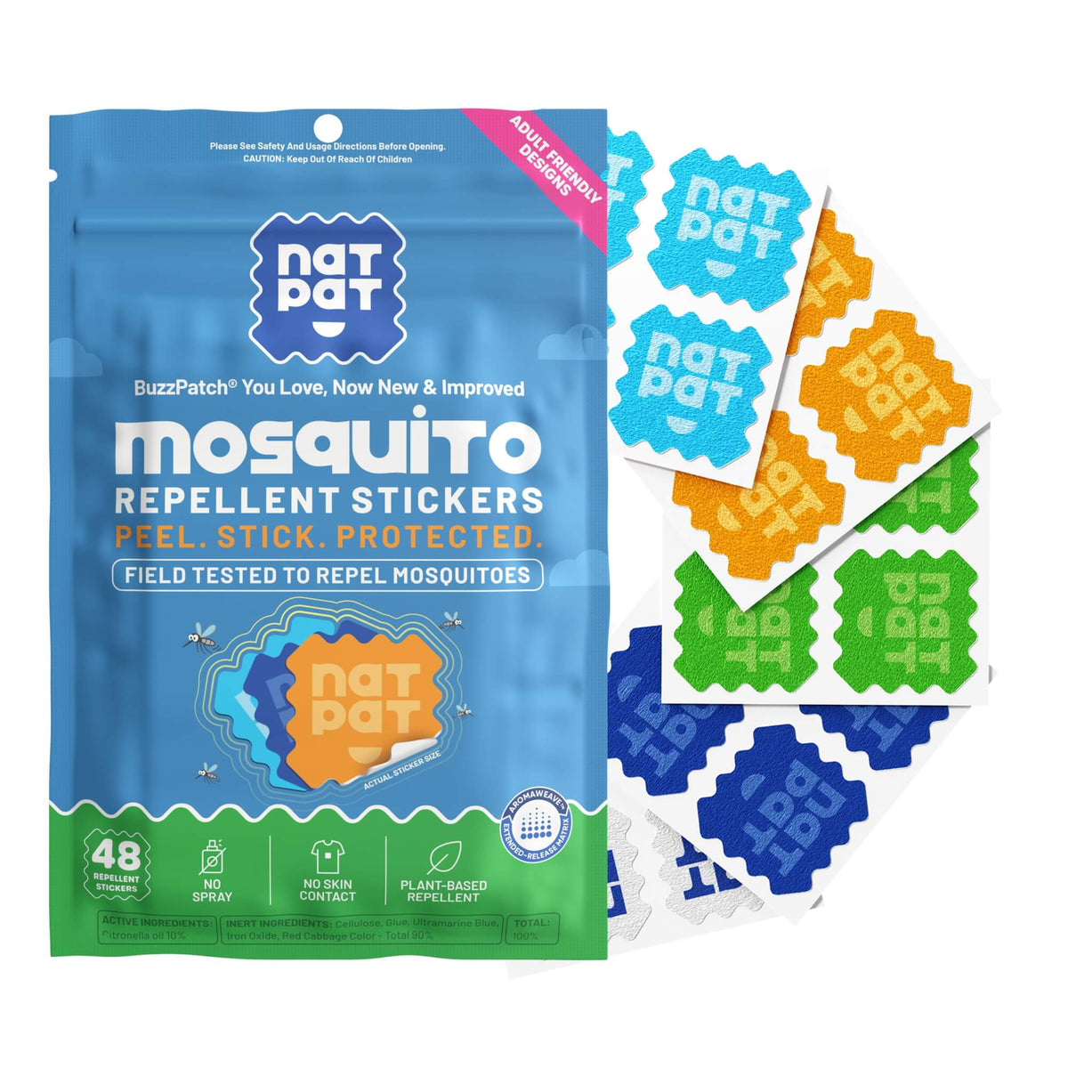 Bug Repellent Patches for Adults – Stay Protected Anywhere🍃 | NATPAT