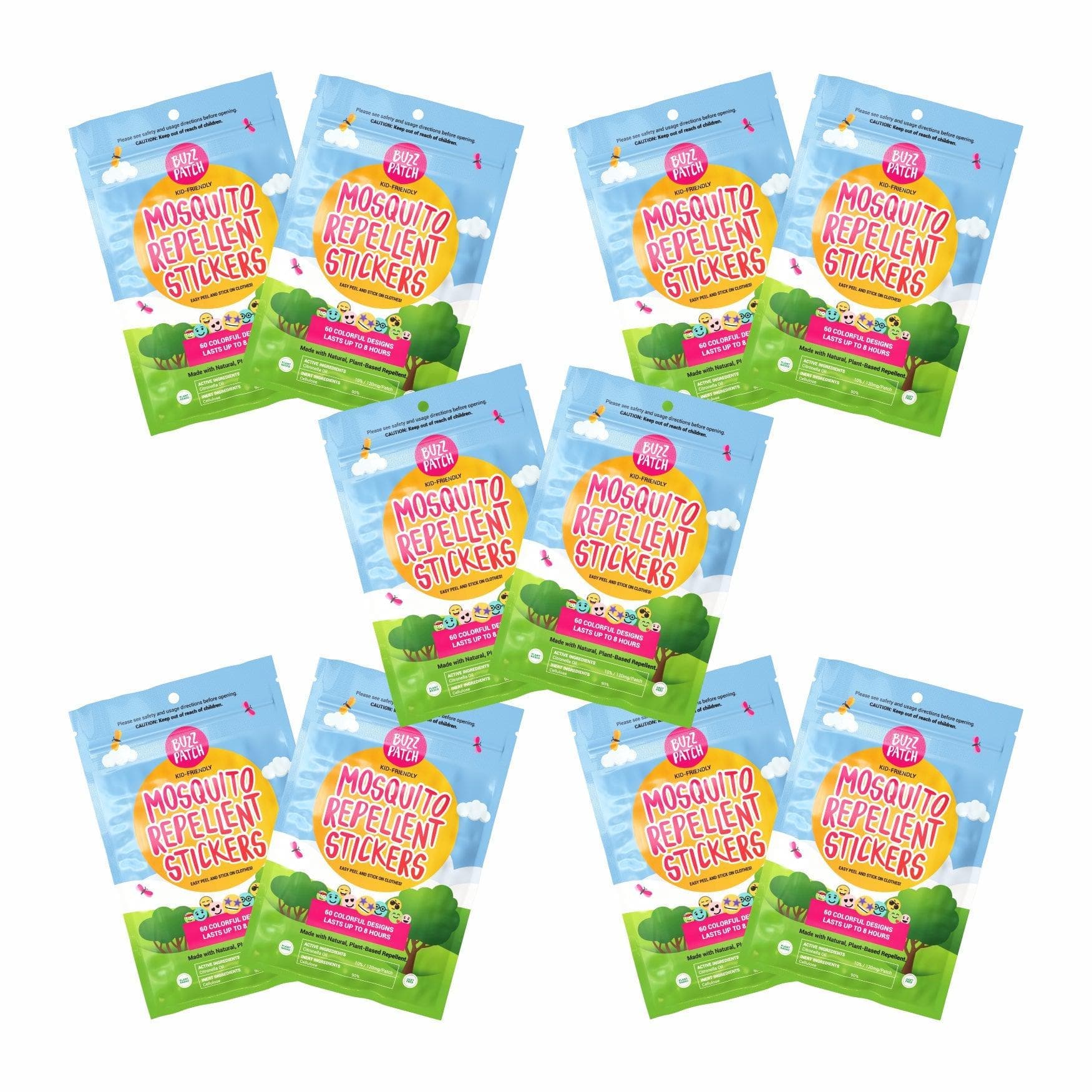 BuzzPatch Mosquito Repellent Stickers | The Natural Patch Co