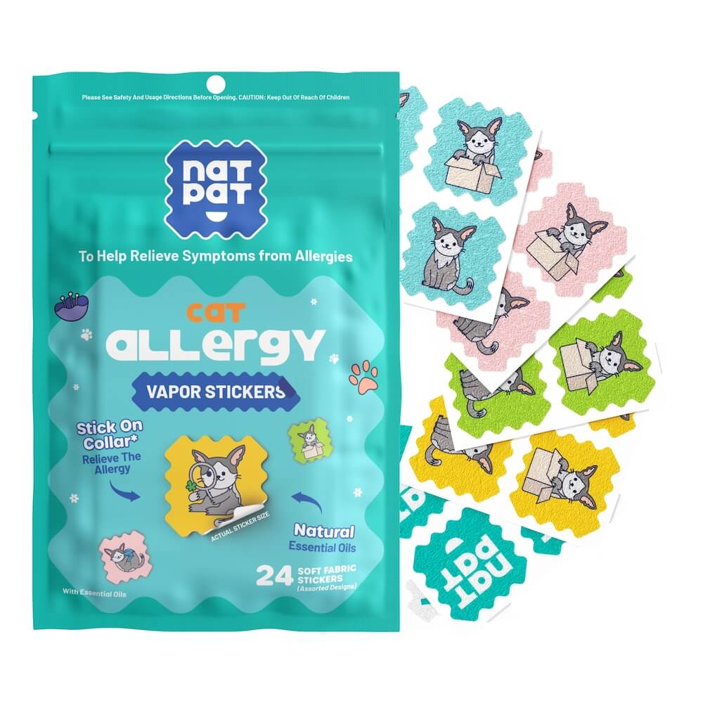 Cat Allergy Vapor Stickers big image 2