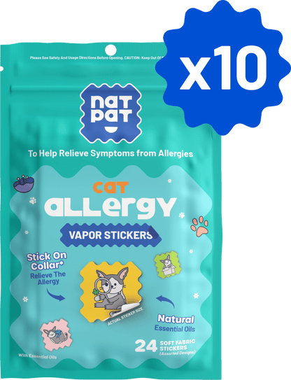 Cat Allergy Vapor Stickers
