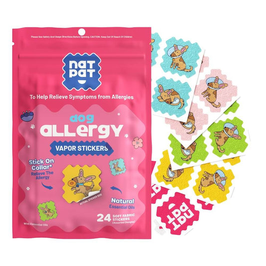 Dog Allergy Vapor Stickers