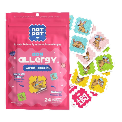 Dog Allergy Vapor Stickers