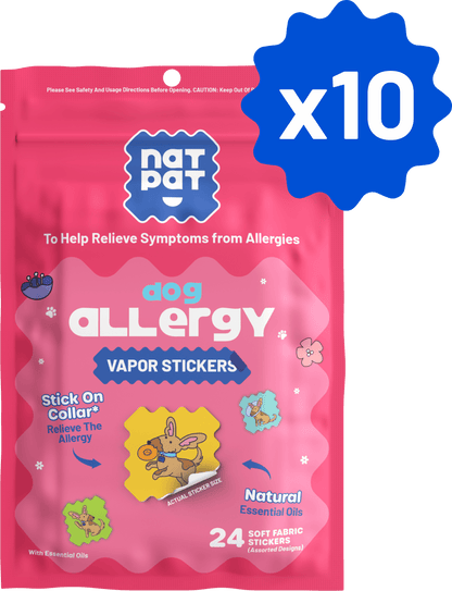 Dog Allergy Vapor Stickers