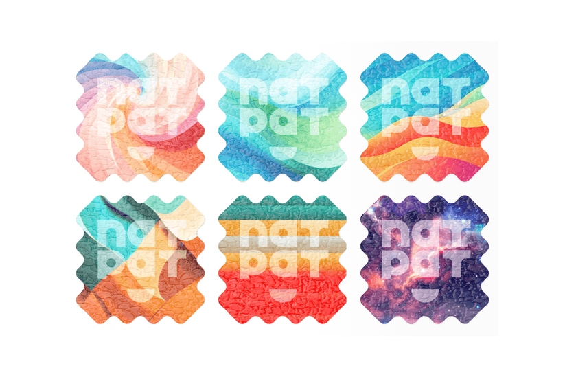 Feel the Calm: NATPAT's Textured Sensory Stickers for Focus and Relaxation