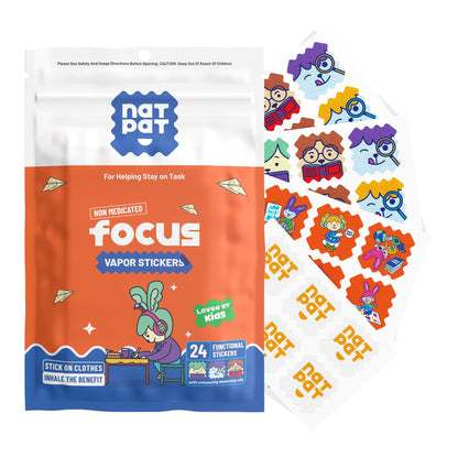 Focus Enhancing Stickers for Kids & Adults | NATPAT Focus Enhancing Stickers for Kids & Adults | NATPAT