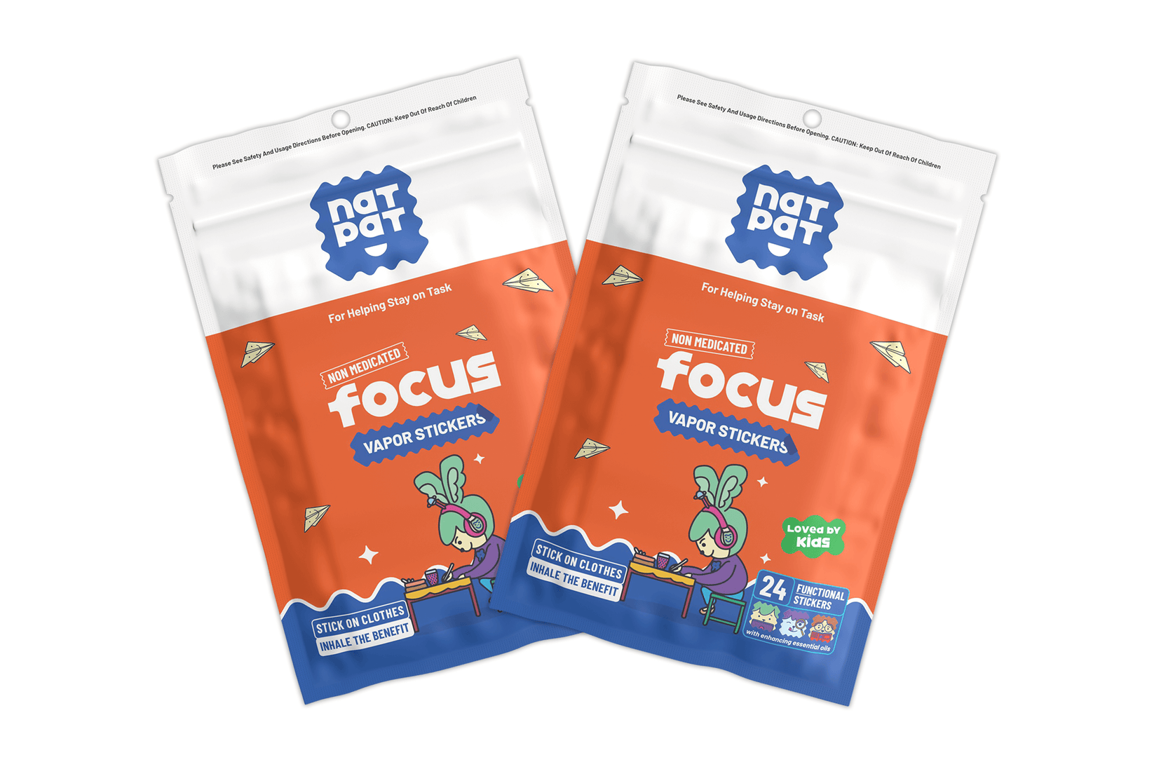 Focus Enhancing Stickers for Kids & Adults π― | NATPAT