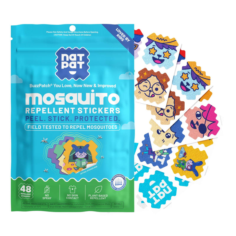 Repel Stickers Buy Kids Tick Repellent Stickers | Safe & Natural | NATPAT TrailPatch