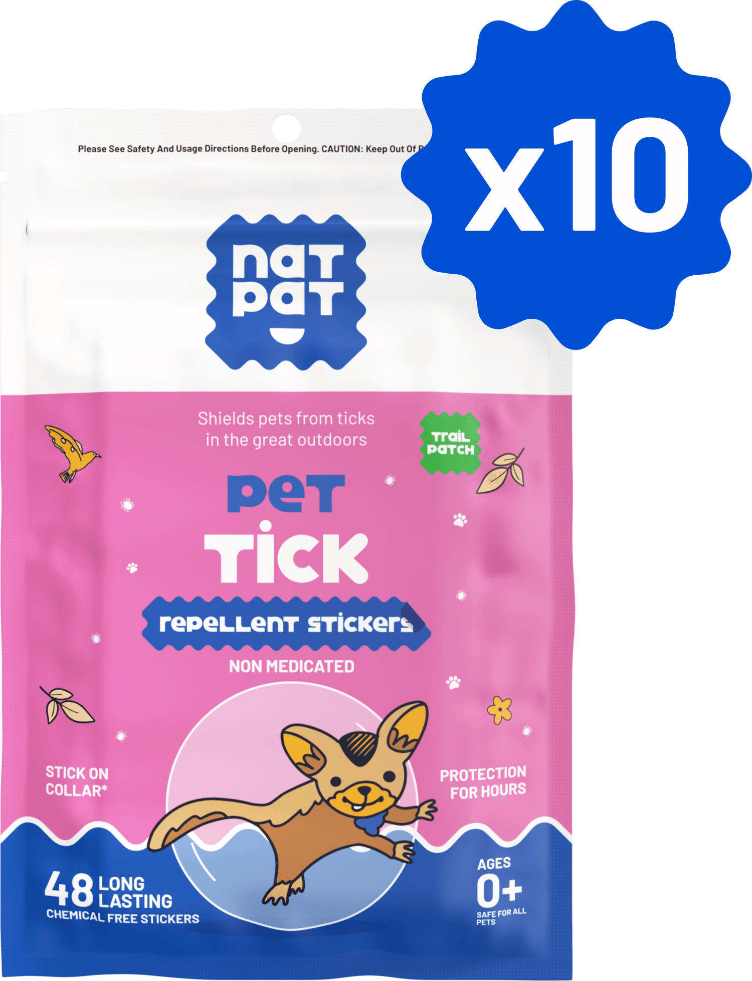 Pet Tick Repellent Stickers big image 1