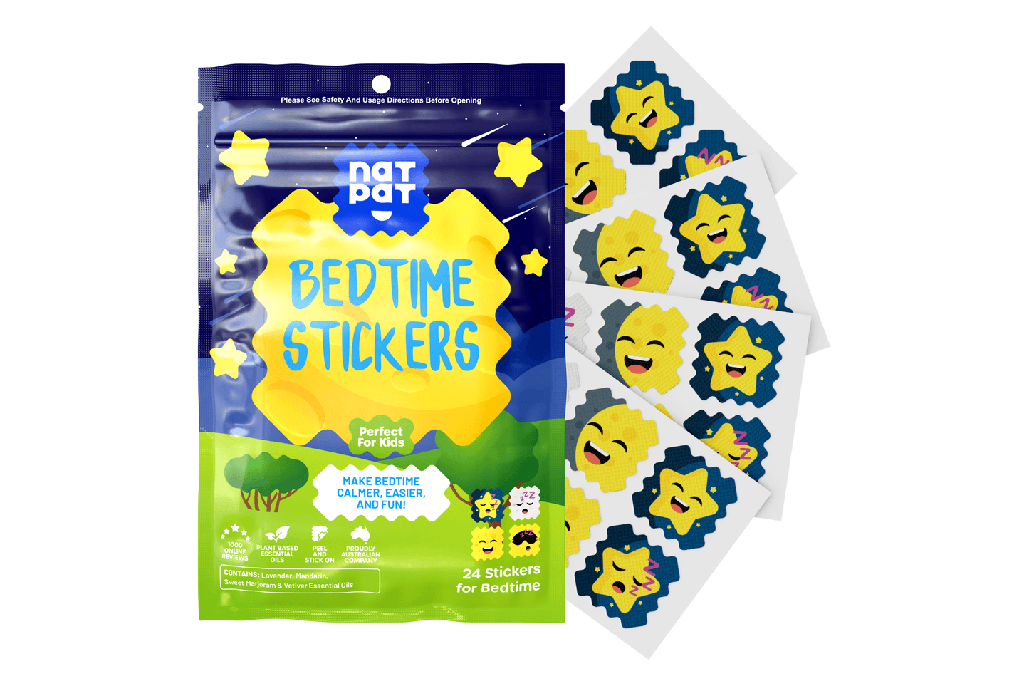 SleepyPatch - Sleep Promoting Stickers AP