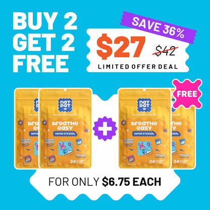 StuffyPatch - Breath Easy Stickers (Exclusive Offer)