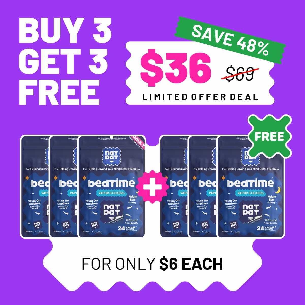 SleepyPatch For Adults - Sleep Promoting Stickers (Exclusive Offer)