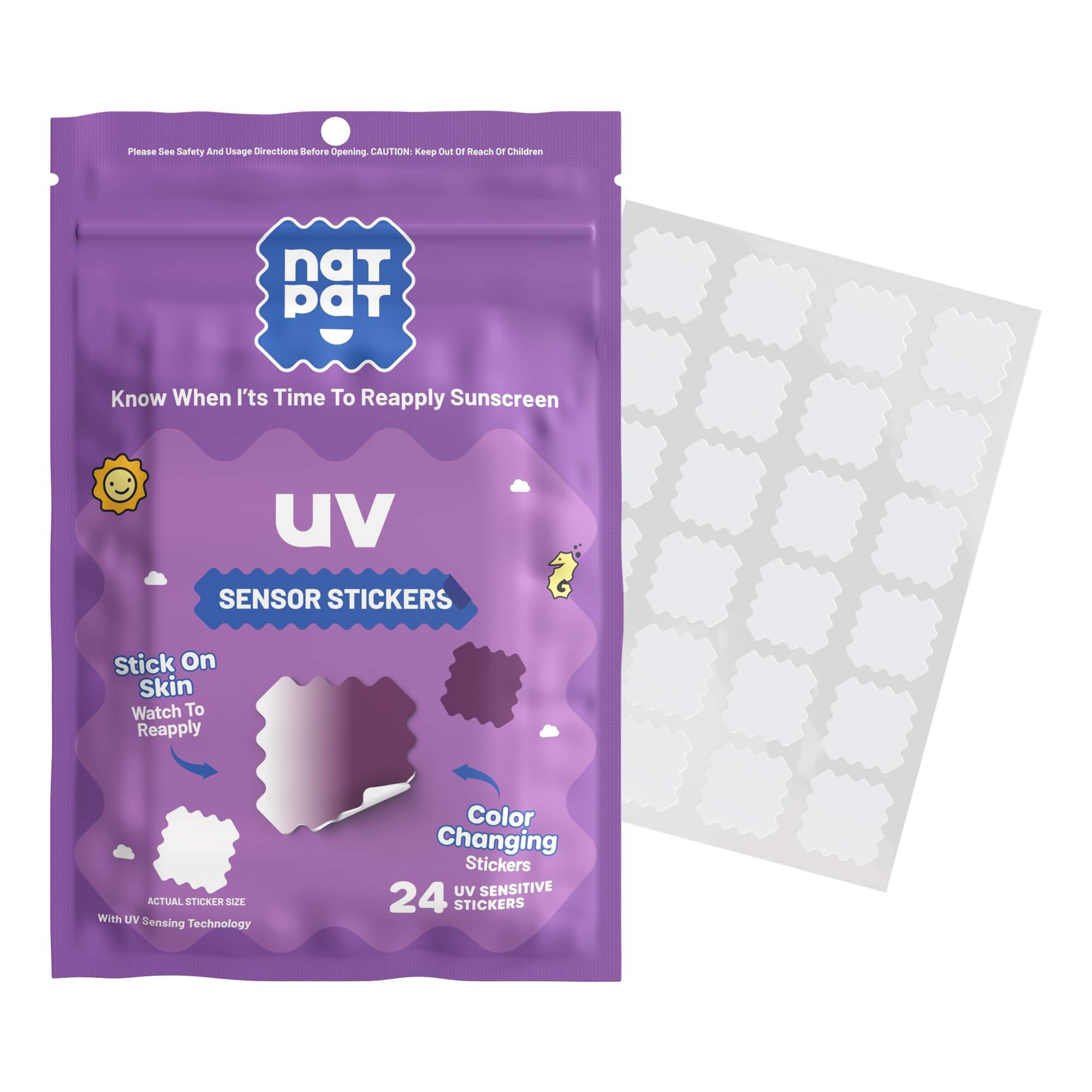 UV Stickers for Security and Style - Detect Sun Exposure Quickly