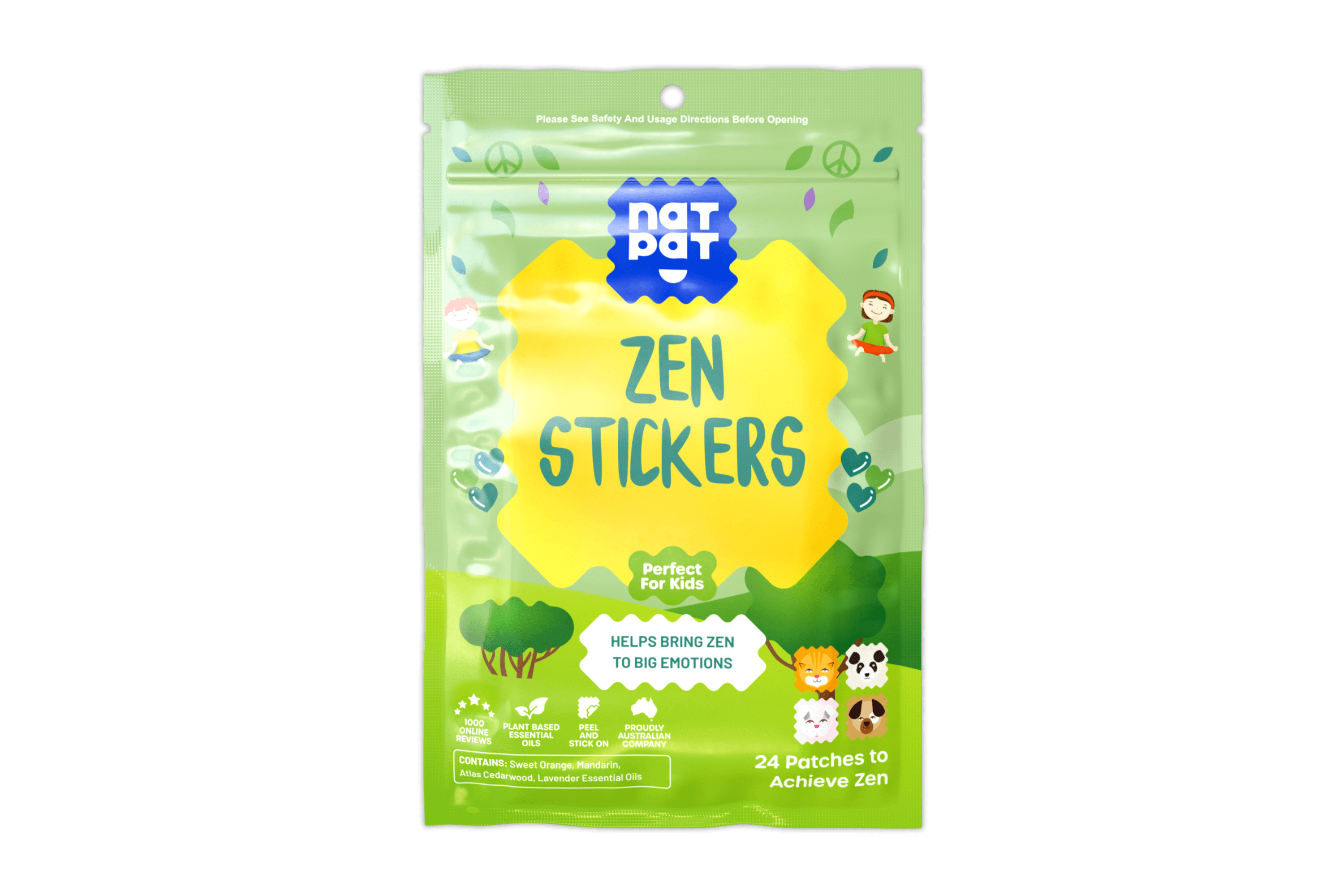 ZenPatch Mood Calming Stickers | The Natural Patch Co.