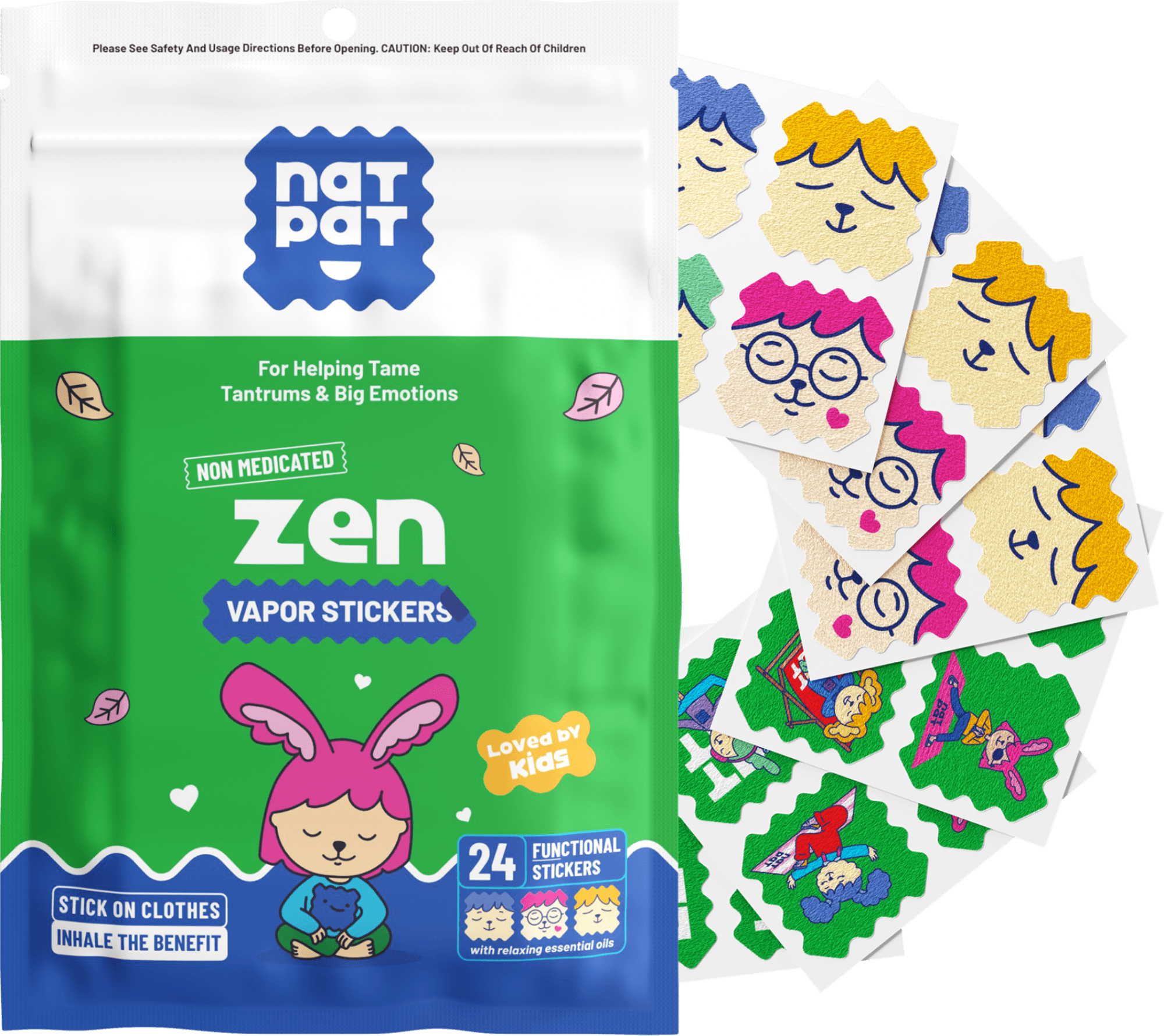 ZenPatch Mood Calming Stickers | The Natural Patch Co.