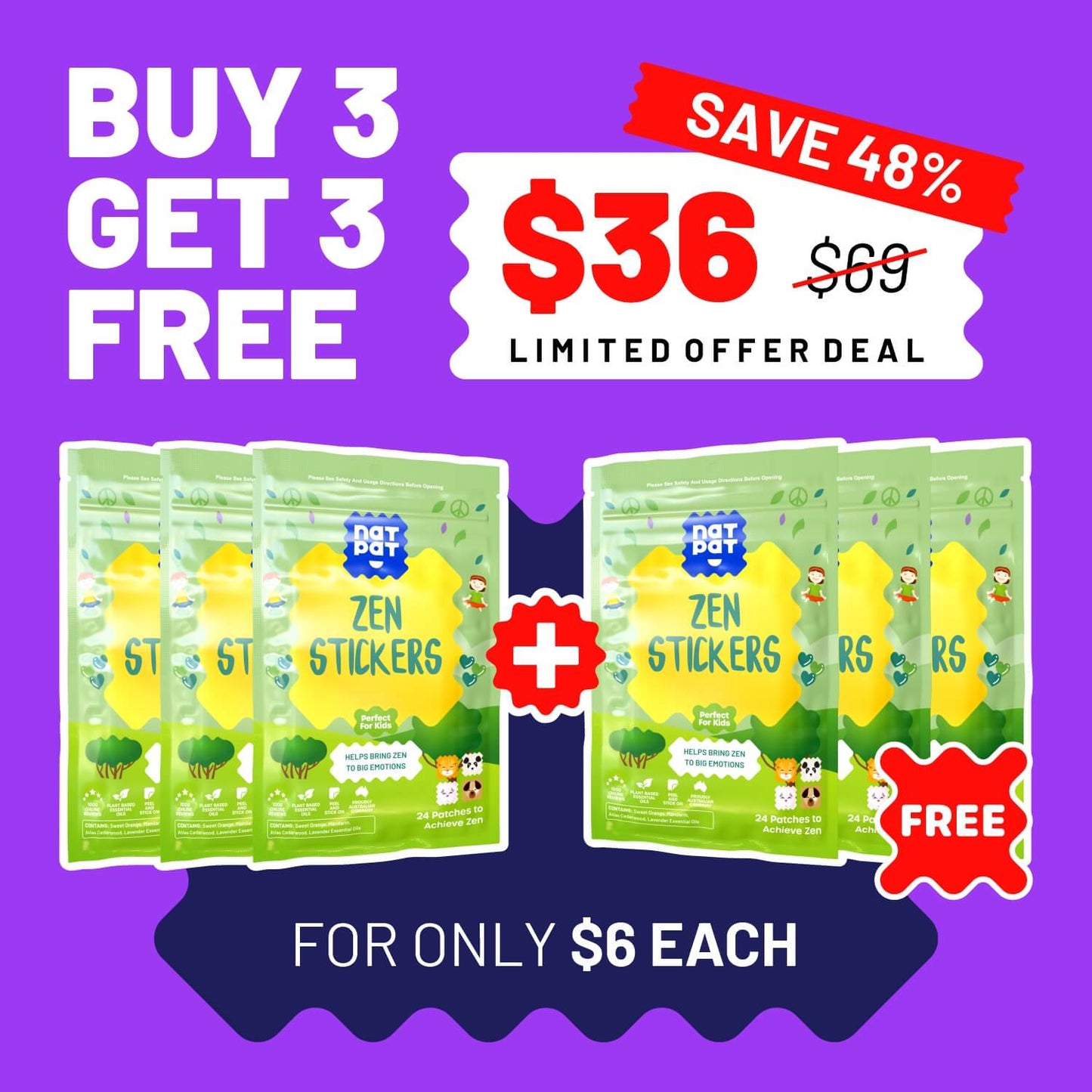 ZenPatch - Mood Calming Patches (Exclusive Offer)