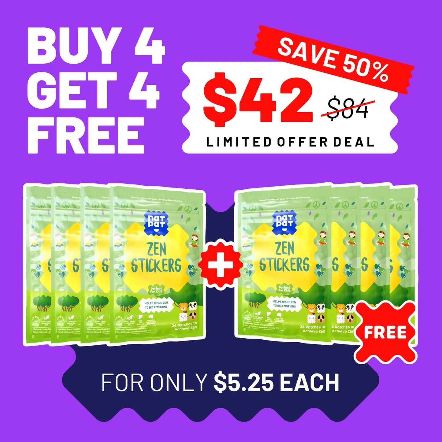 ZenPatch - Mood Calming Patches (Exclusive Offer)