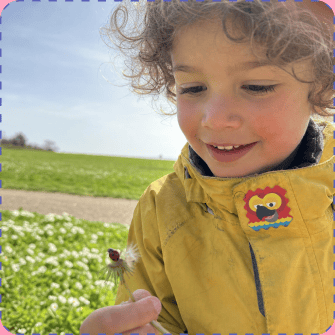 Placeholder photo frame for the Seasonal allergy relief sticker patch worn on a collar.